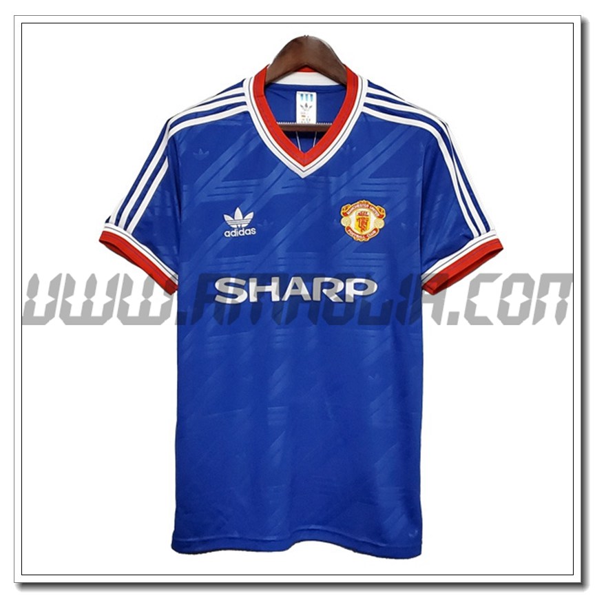 Maglia Calcio Manchester United Retro Seconda 1988/1986