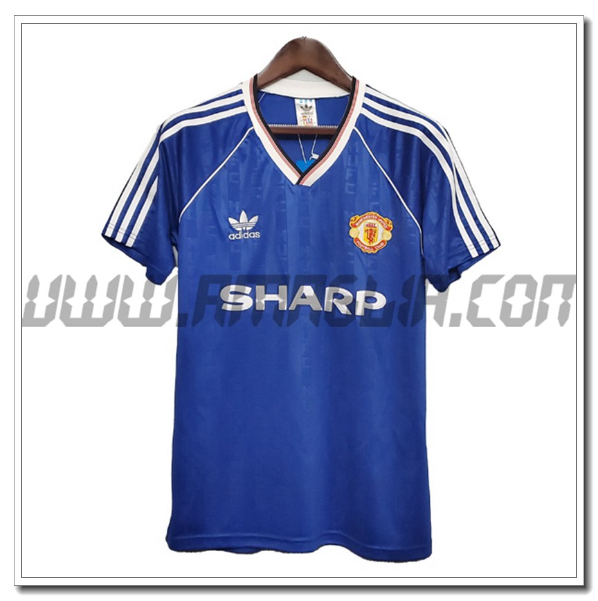 Maglia Calcio Manchester United Retro Terza 1988/1990