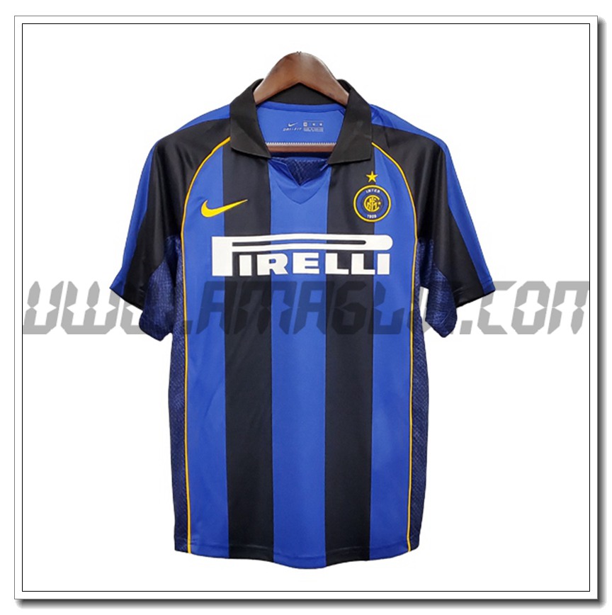 Maglia Calcio Inter Milan Retro Prima 2001/2002