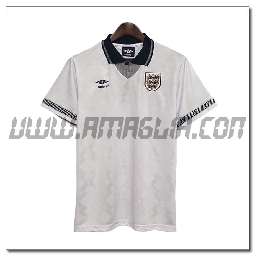 Maglia Calcio Inghilterra Retro Prima 1990
