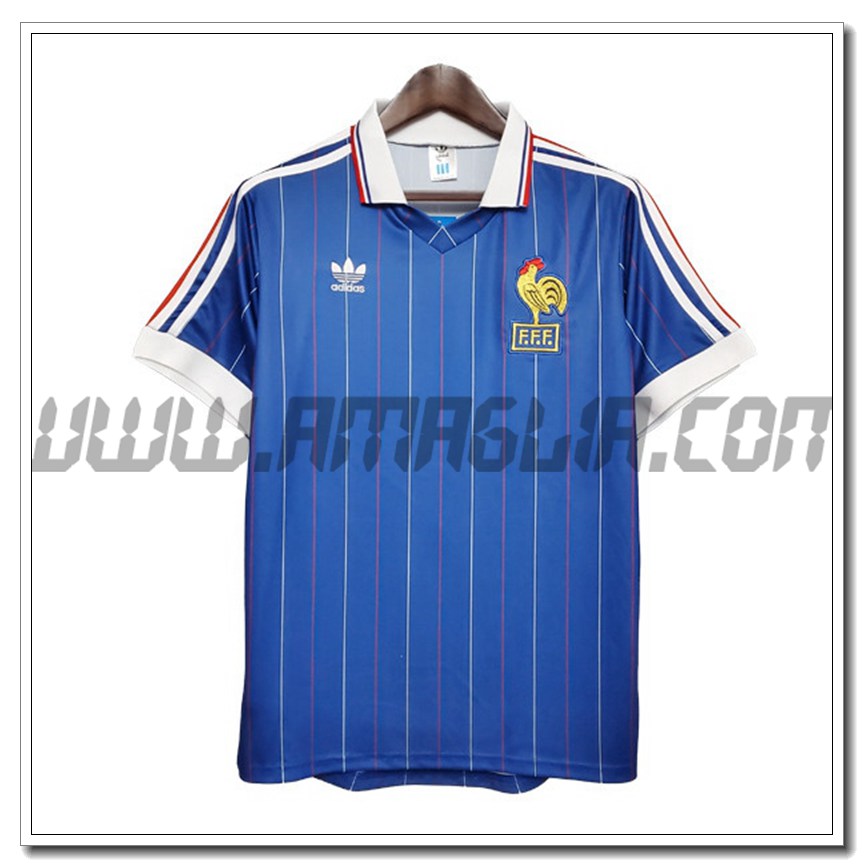 Maglia Calcio Francia Retro Prima 1982