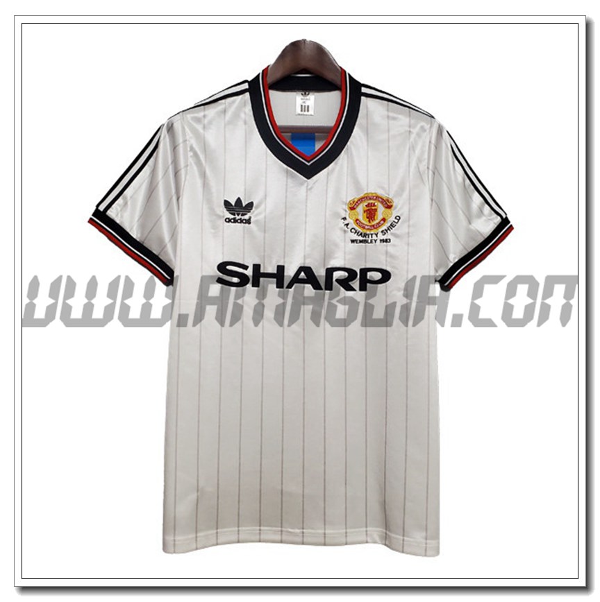 Maglia Calcio Manchester United Retro Seconda 1983