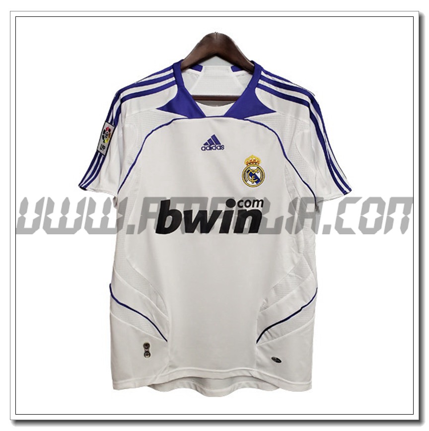 Maglia Calcio Real Madrid Retro Prima 2007/2008
