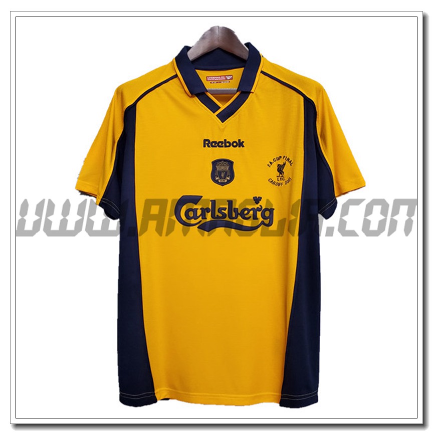 Maglia Calcio FC Liverpool Retro Seconda 2000/2001