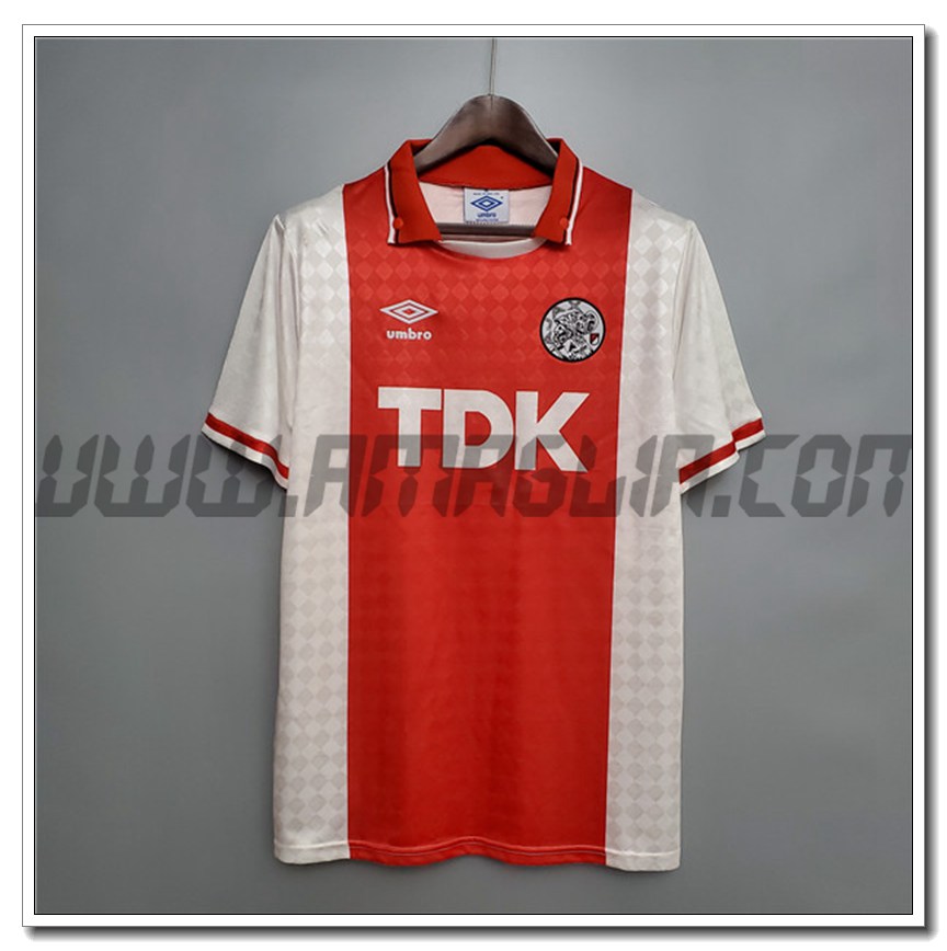 Maglia Calcio AFC Ajax Retro Prima 1990/1992