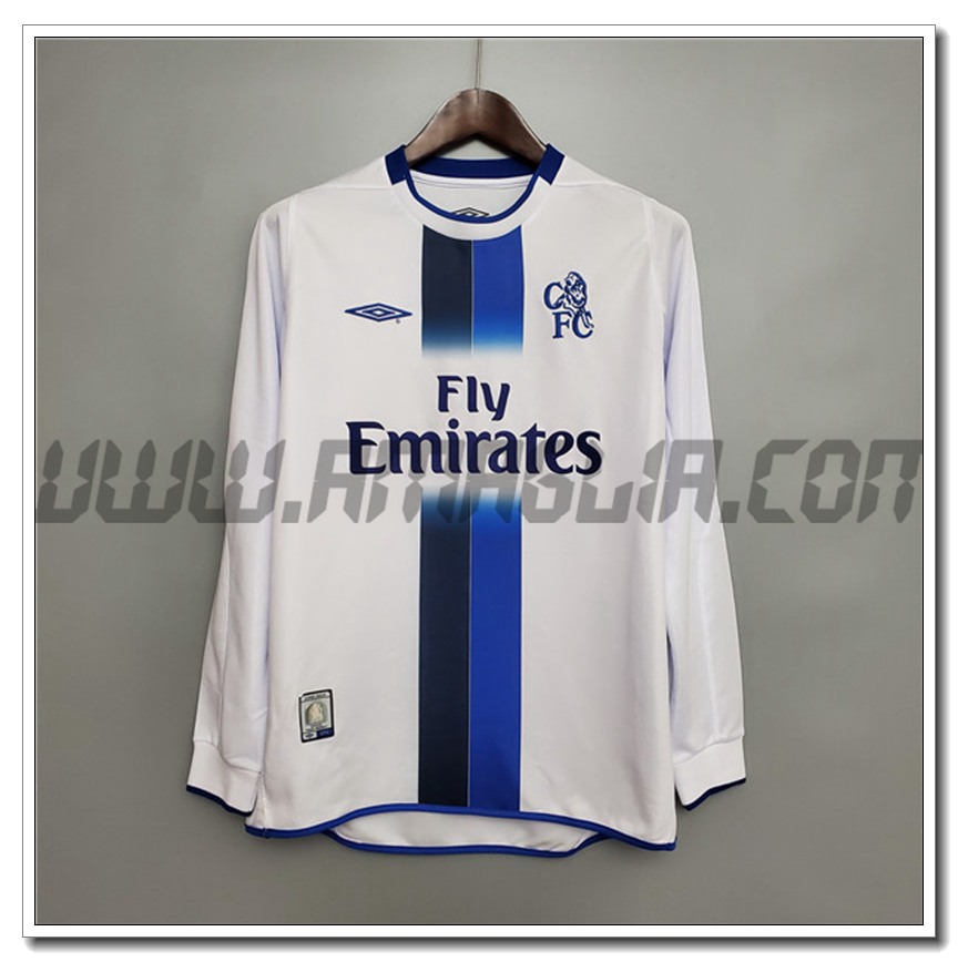 Maglia Calcio FC Chelsea Retro Seconda Manica Lunga 2003/2005