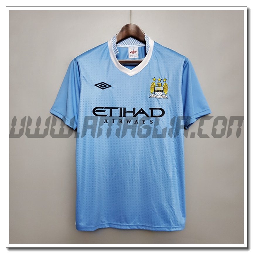 Maglia Calcio Manchester City Retro Prima 2011/2012