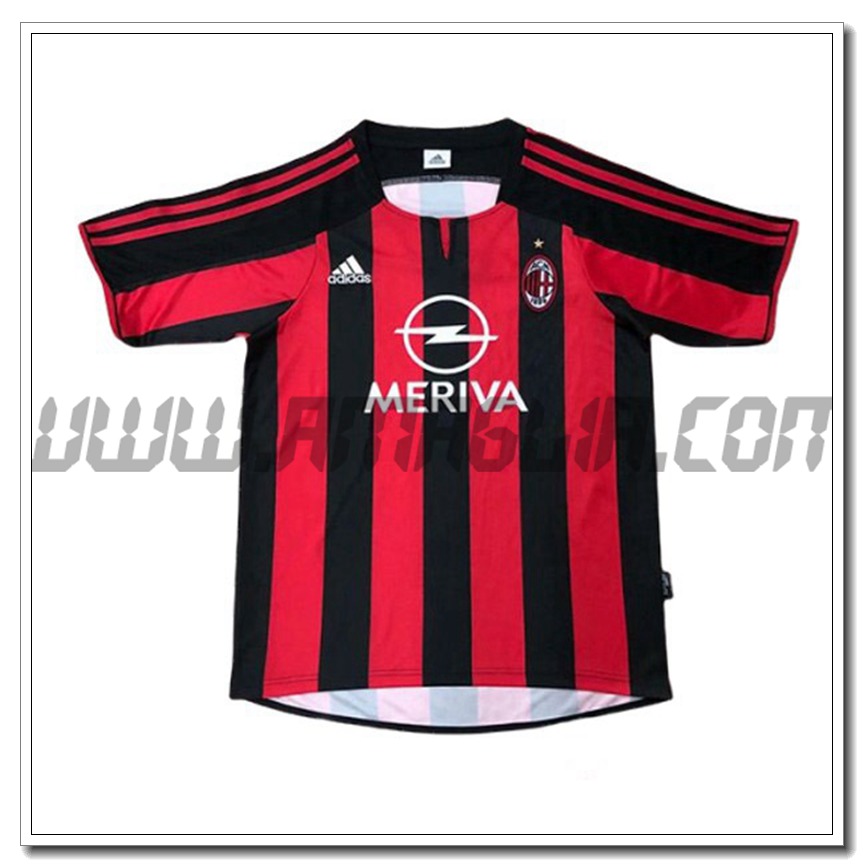 Maglia Calcio AC Milan Retro Prima 2003/2004