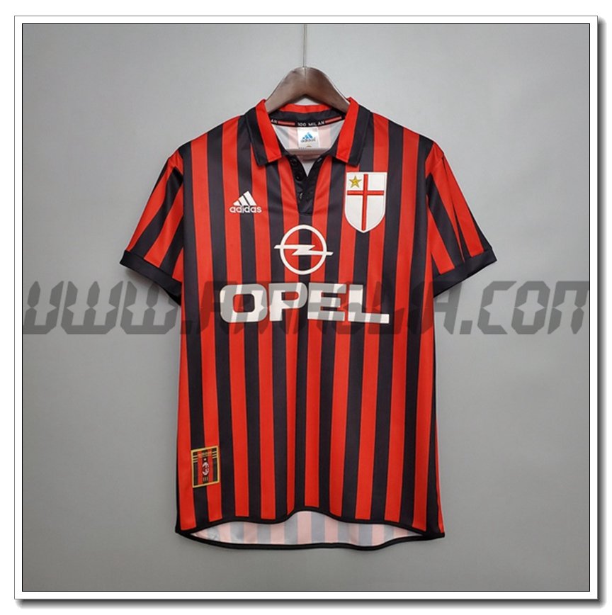 Maglia Calcio AC Milan Retro Prima 1999/2000