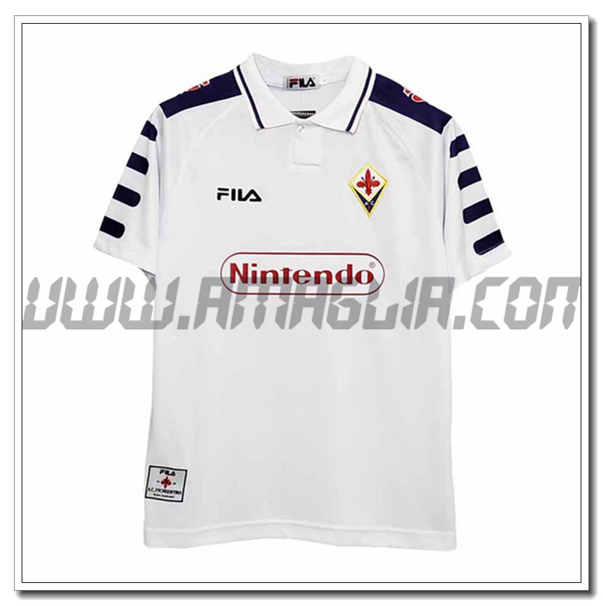 Maglia Calcio ACF Fiorentina Retro Seconda Prima 1998