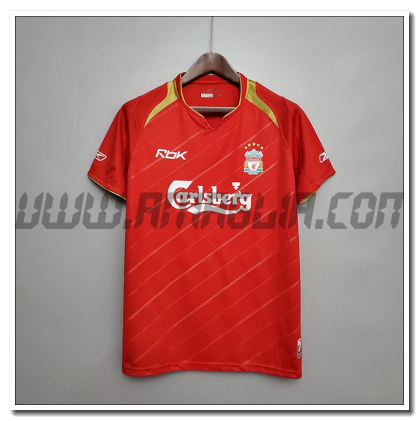 Maglia Calcio FC Liverpool Retro Prima 2005/2006