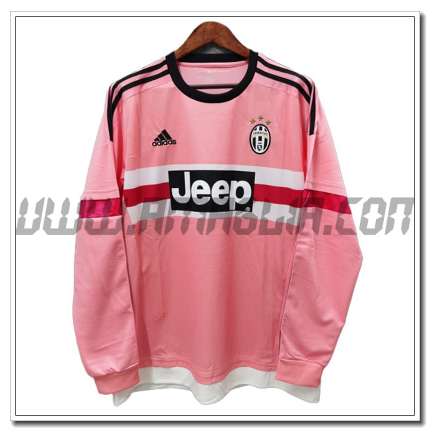 Maglia Calcio Juventus Retro Seconda Manica Lunga 2015/2016