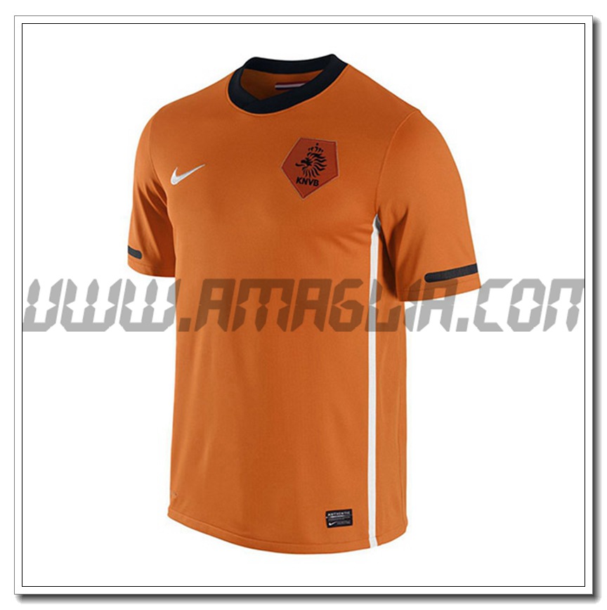 Maglia Calcio Paesi Bassi Retro Prima 2010