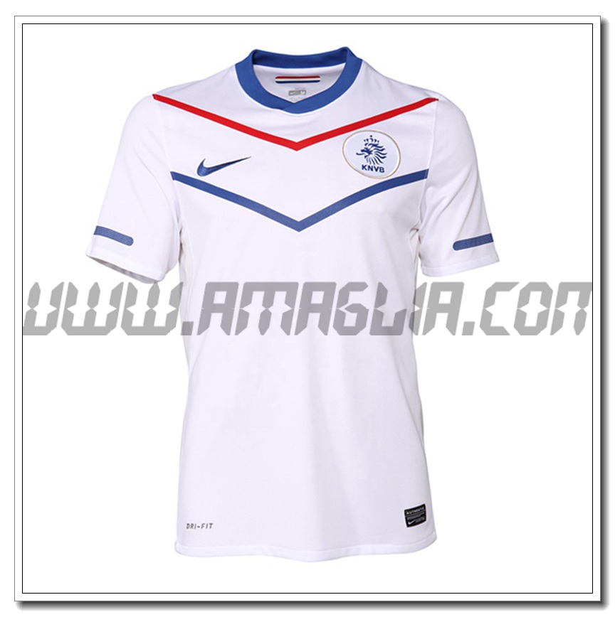 Maglia Calcio Paesi Bassi Retro Seconda 2010