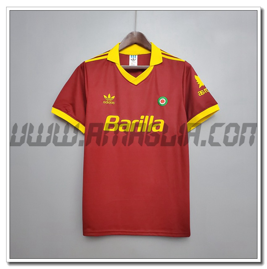 Maglia Calcio AS Roma Retro Prima 1991/1992