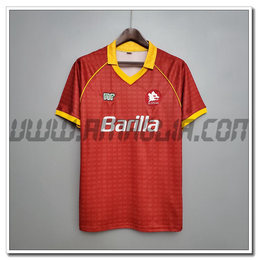 Maglia Calcio AS Roma Retro Prima 1990/1991