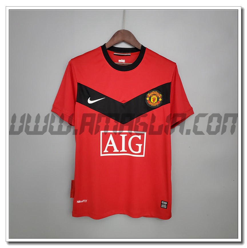 Maglia Calcio Manchester United Retro Prima 2009/2010