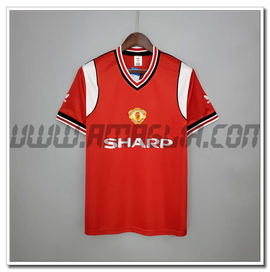 Maglia Calcio Manchester United Retro Prima 1985/1986