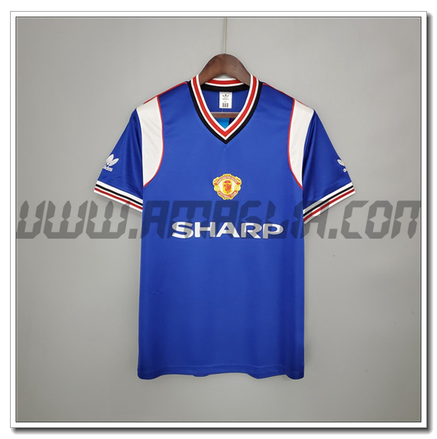 Maglia Calcio Manchester United Retro Seconda 1985/1986