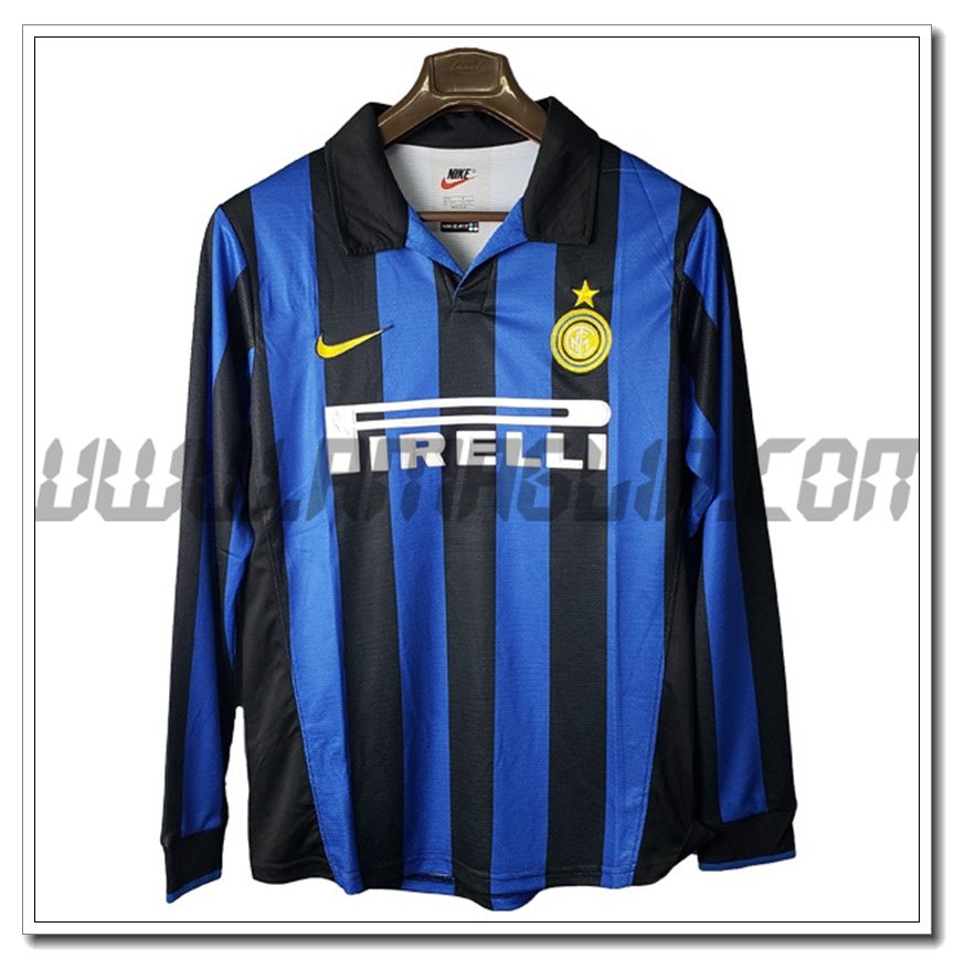 Maglia Calcio Inter Milan Retro Prima Manica Lunga 1997/1998