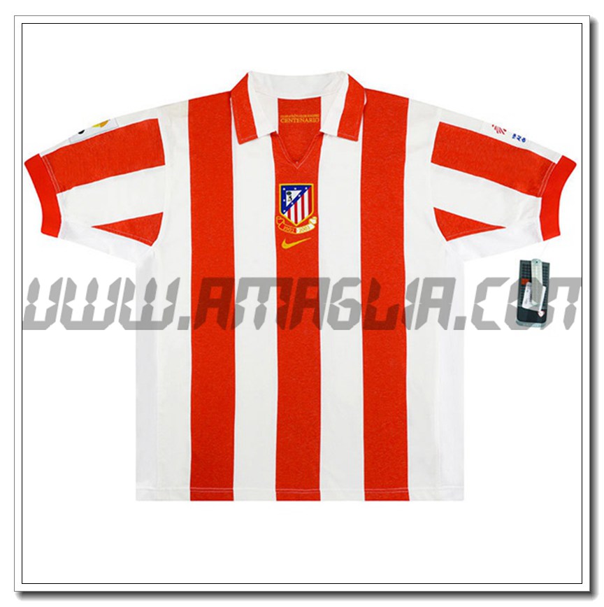 Maglia Calcio Atletico Madrid Retro Prima 2003/2004