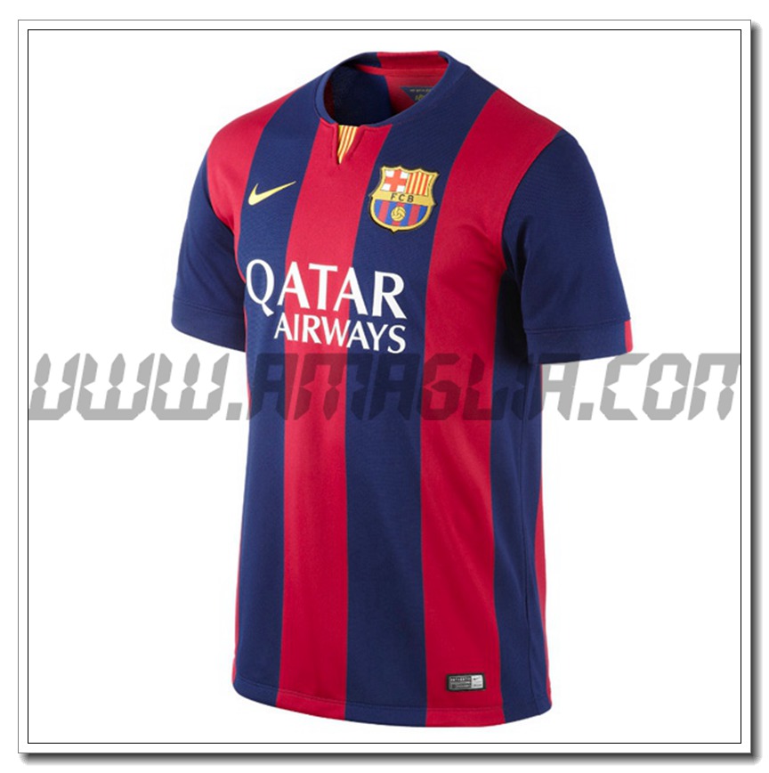 Maglia Calcio FC Barcellona Retro Prima 2014/2015
