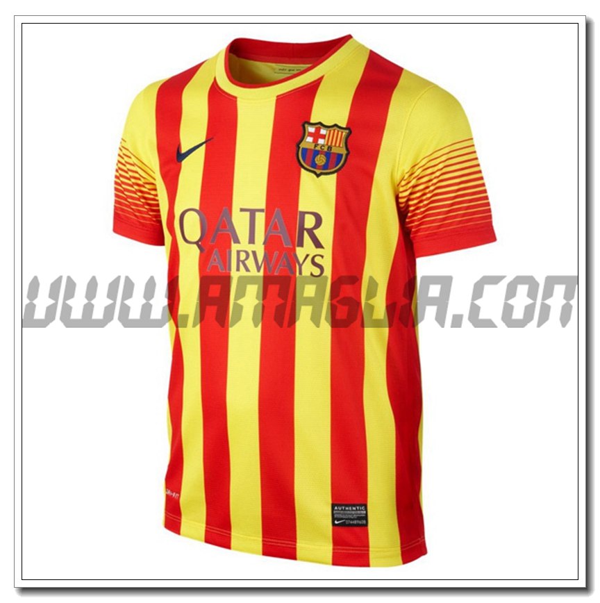 Maglia Calcio FC Barcellona Retro Seconda 2013/2014