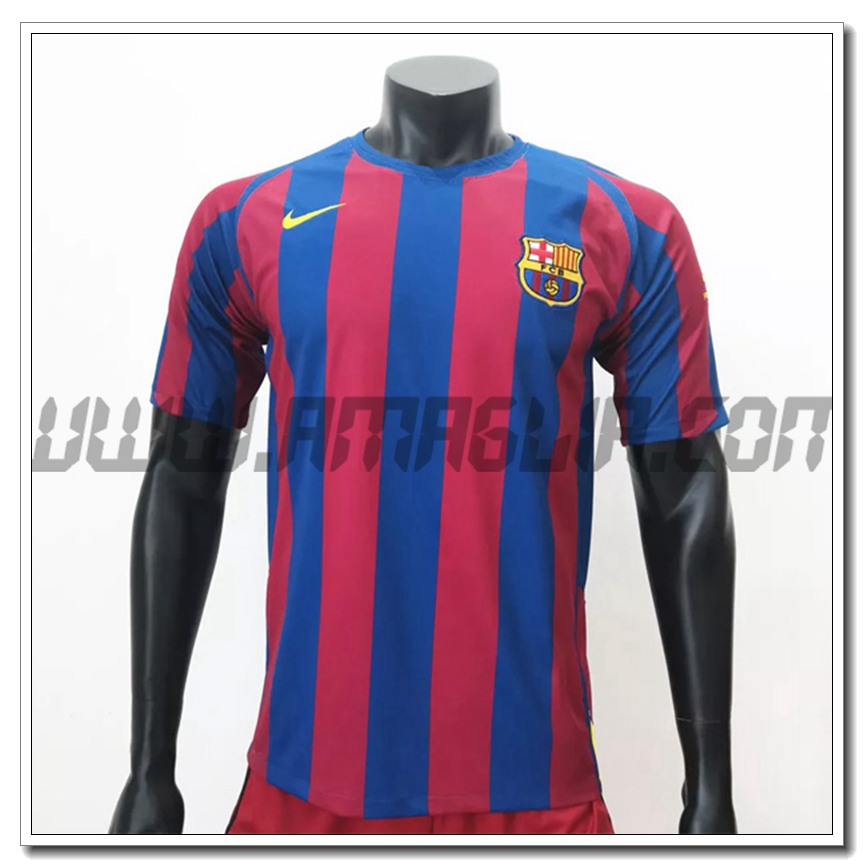 Maglia Calcio FC Barcellona Retro Prima 2005/2006