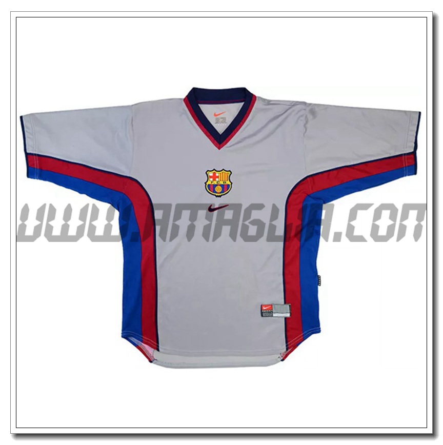Maglia Calcio FC Barcellona Retro Seconda 1998/2001
