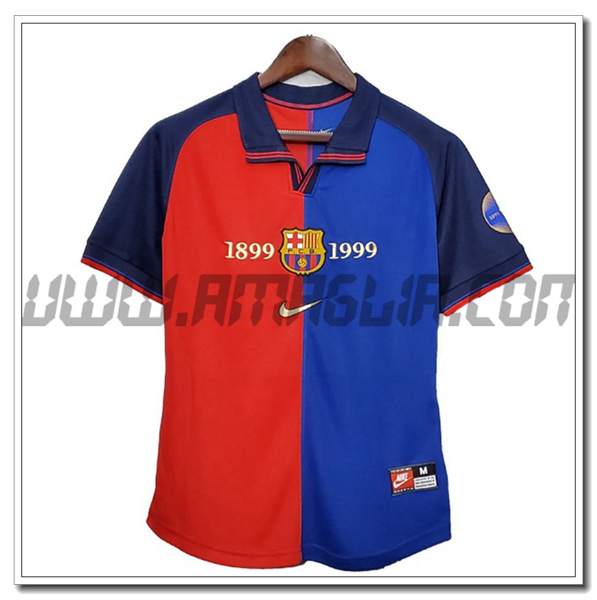 Maglia Calcio FC Barcellona Retro Version 100e Anniversaire
