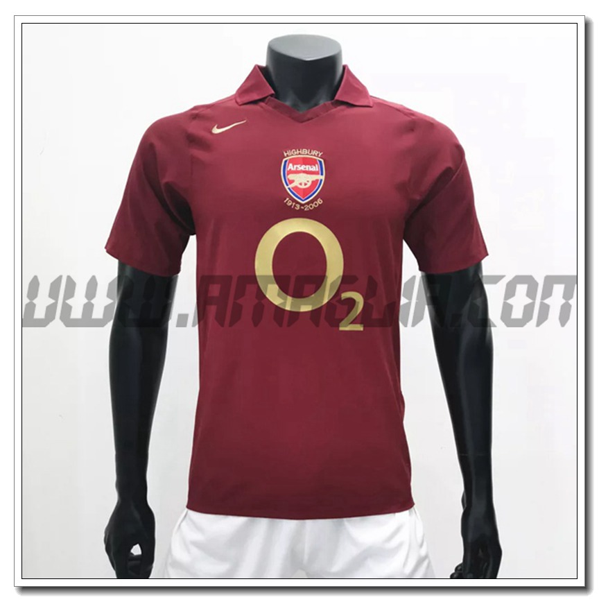 Maglia Calcio Arsenal Retro Prima 2005/2006