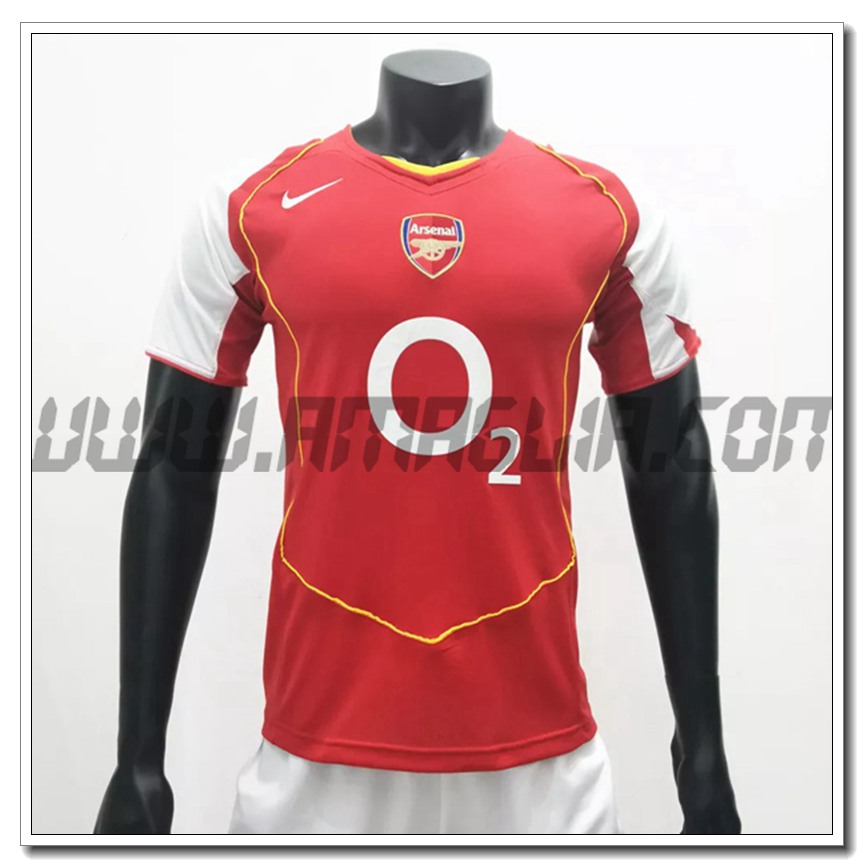 Maglia Calcio Arsenal Retro Prima 2004/2005