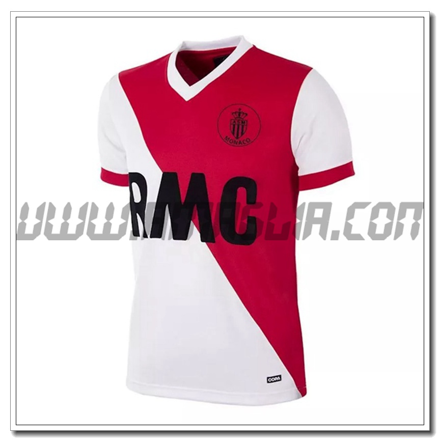Maglia Calcio AS Monaco Retro Prima 1982/1984