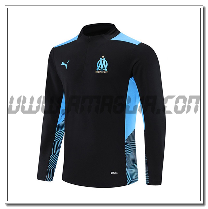 Felpa Allenamento Marsiglia OM Nero 2021 2022