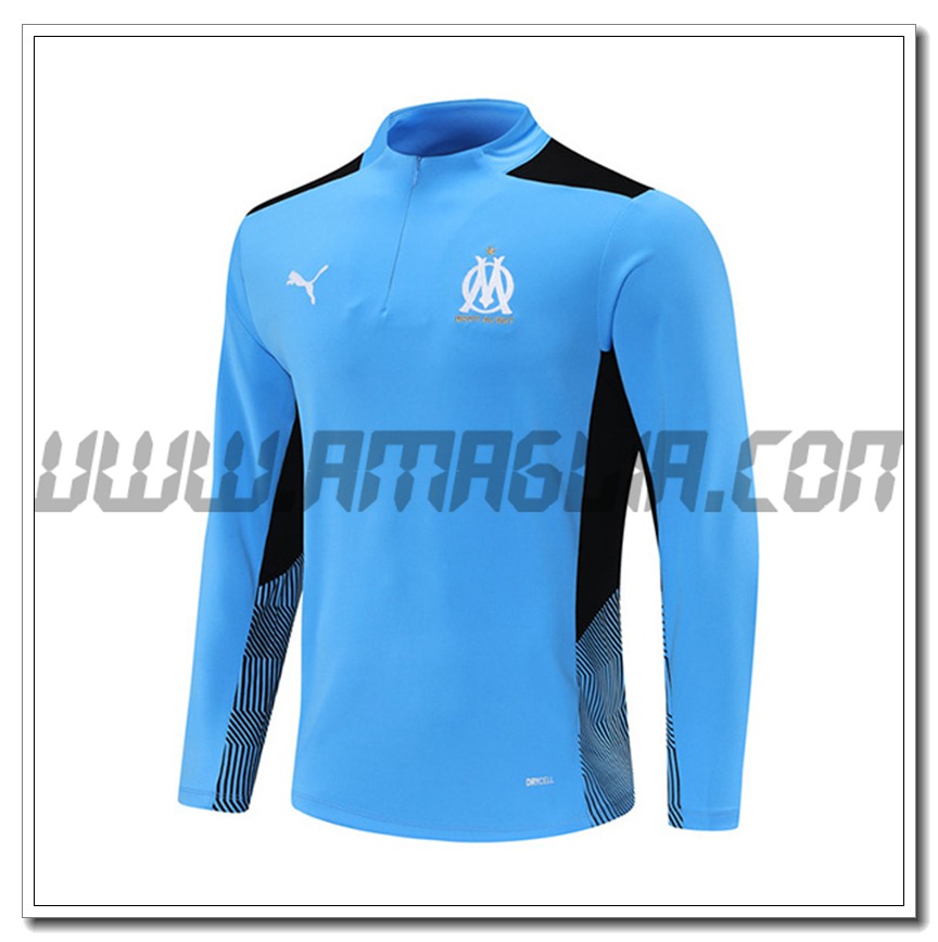 Felpa Allenamento Marsiglia OM Blu 2021 2022