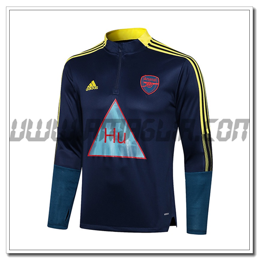Felpa Allenamento FC Arsenal Blu 2021 2022