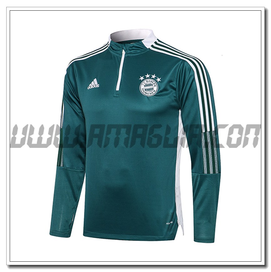 Felpa Allenamento Bayern Monaco Verde 2021 2022