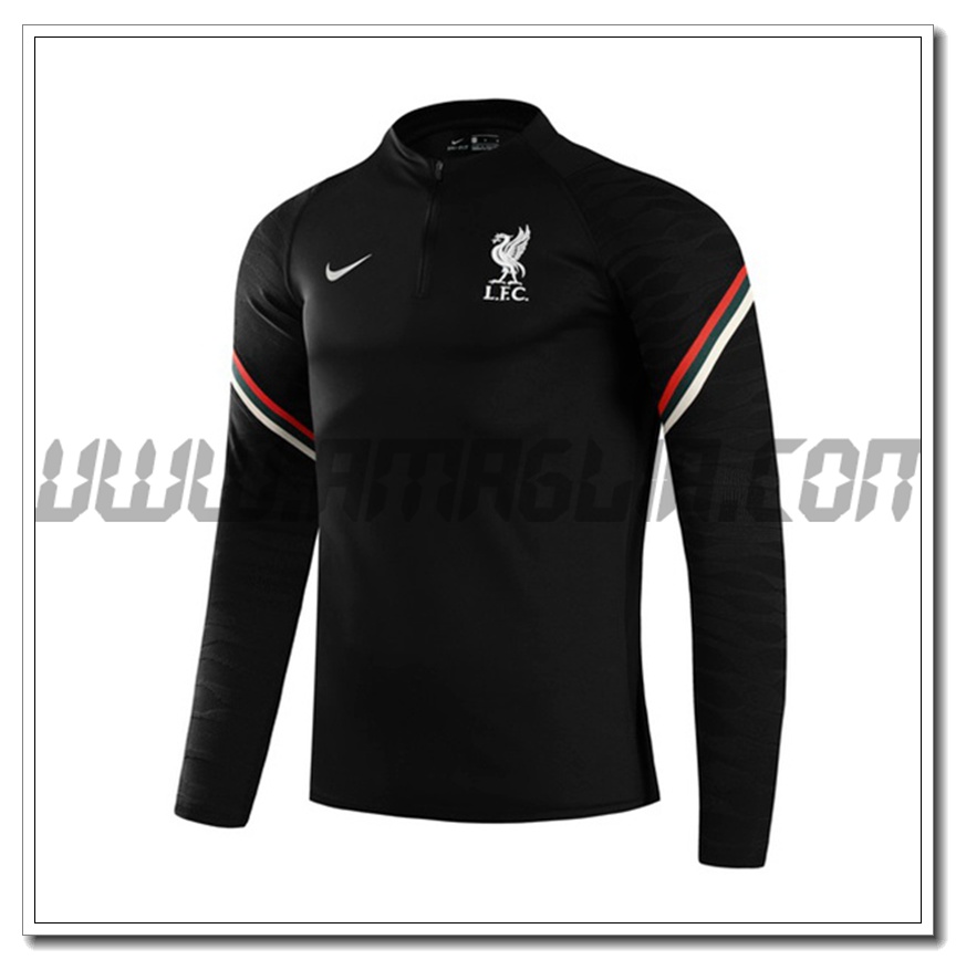 Felpa Allenamento FC Liverpool Nero 2021 2022