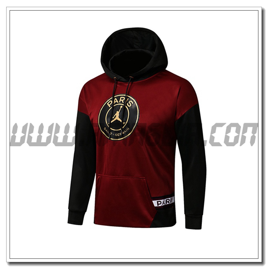 Felpa a Capuche Jordan PSG Brun 2021 2022