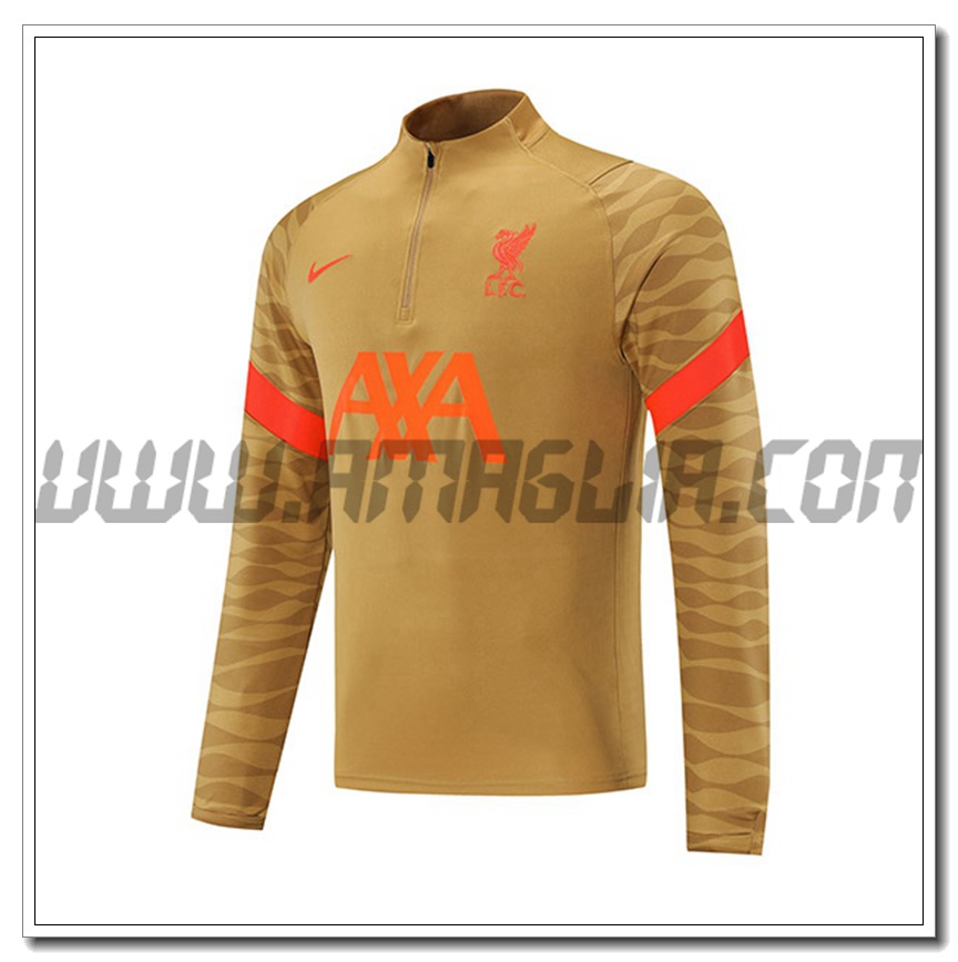 Felpa Allenamento FC Liverpool Brun 2021 2022