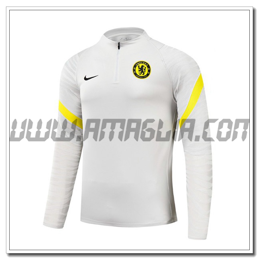 Felpa Allenamento FC Chelsea Nero/Bianco 2021 2022
