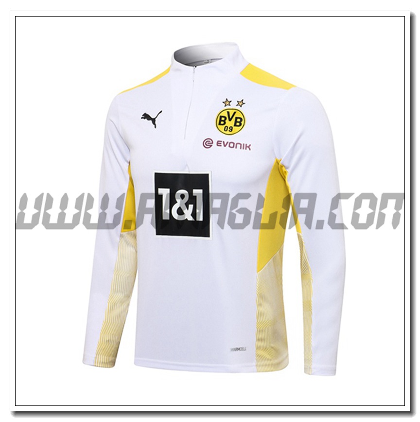 Felpa Allenamento Dortmund BVB Giallo/Bianco 2021 2022
