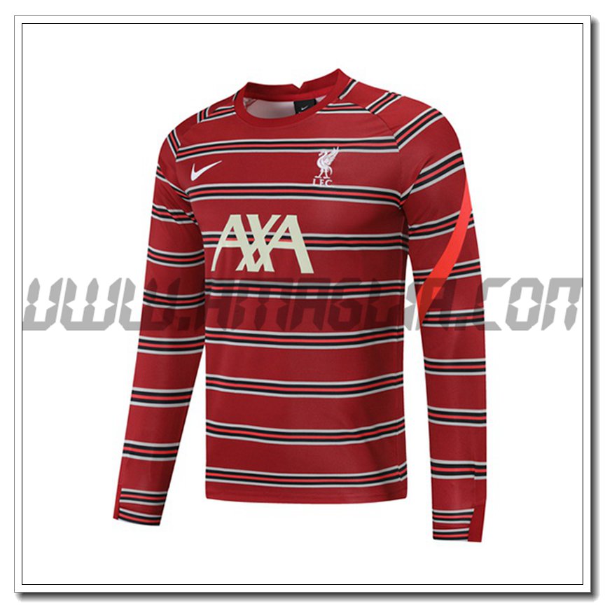 Felpa Allenamento FC Liverpool Verde/Nero 2021 2022