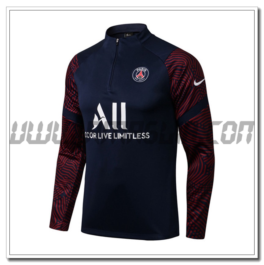 Felpa Allenamento PSG Blu Marino 2021 2022
