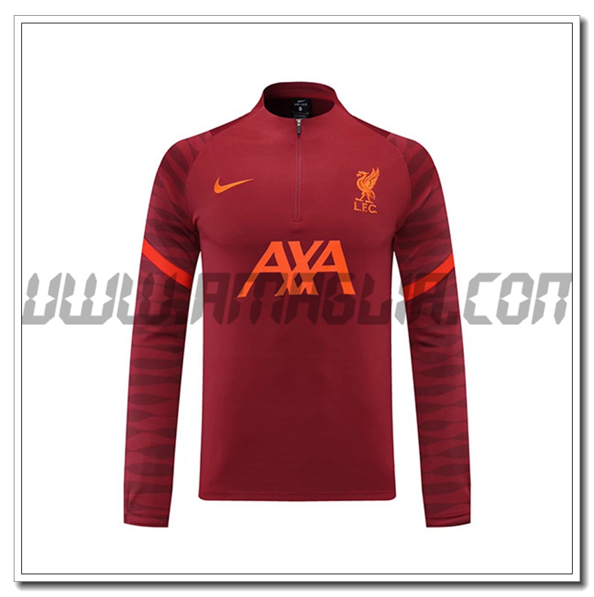 Felpa Allenamento FC Liverpool Rosso 2021 2022