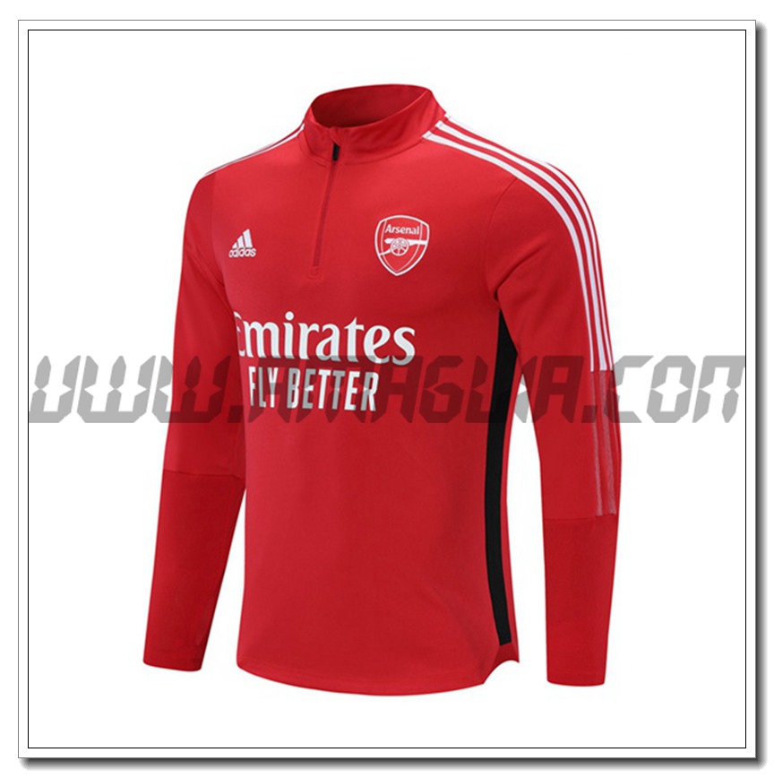 Felpa Allenamento Arsenal Rosso 2021 2022 -1