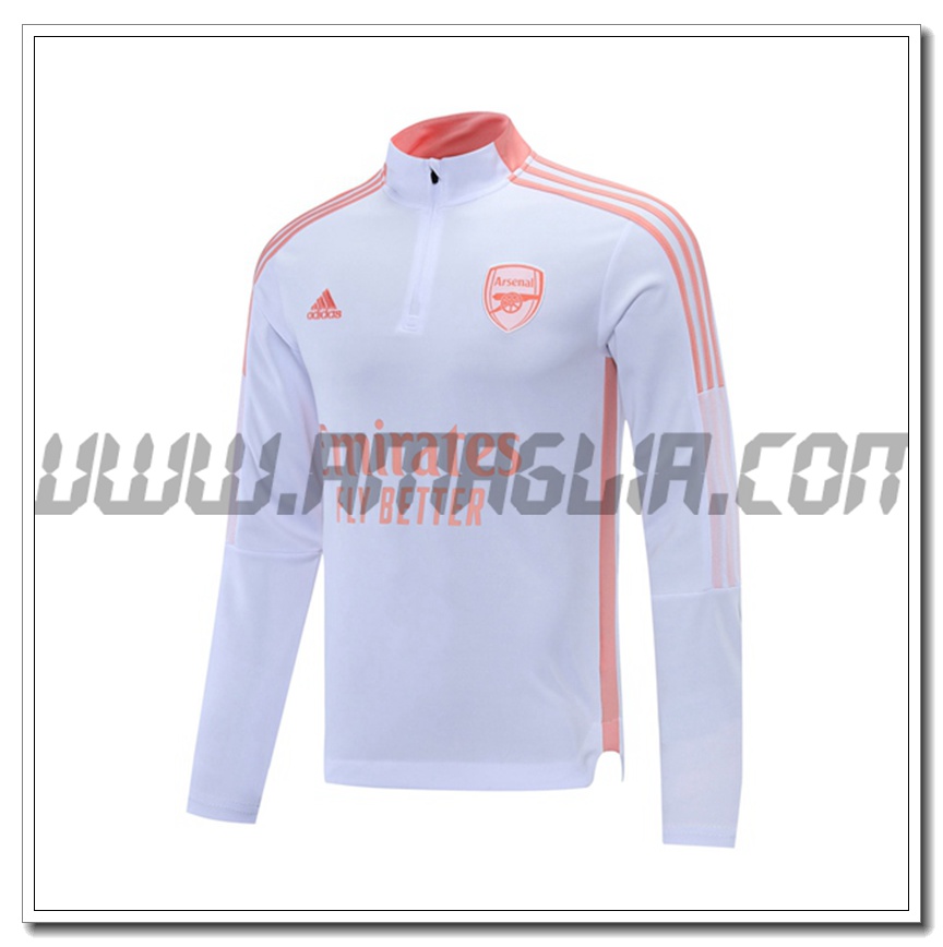 Felpa Allenamento Arsenal Rosa/Bianco 2021 2022