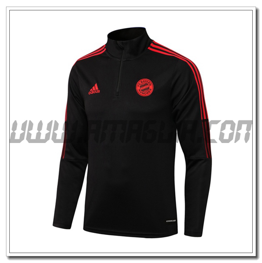 Felpa Allenamento Bayern Monaco Nero 2021 2022