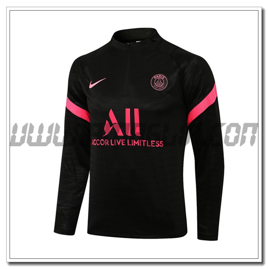 Felpa Allenamento PSG Nero 2021 2022