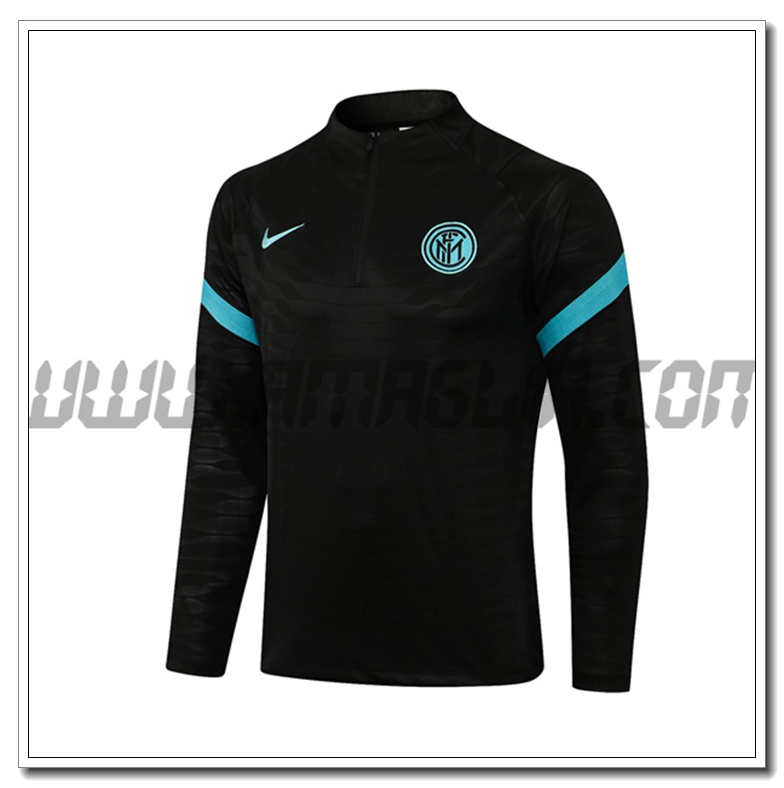 Felpa Allenamento Inter Milan Nero 2021 2022